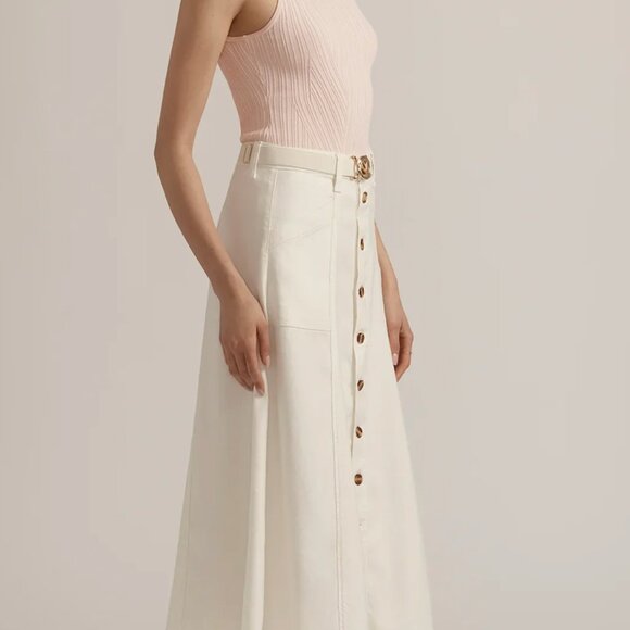 The Lila Skirt ~ Gardenia - Picture 8 of 10